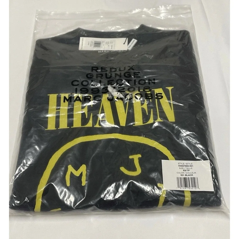 XS NIRVANA Lawsuit 2018 NOS Marc Jacobs Redux Grunge Sweatshirt‎ Unisex-Oversize
